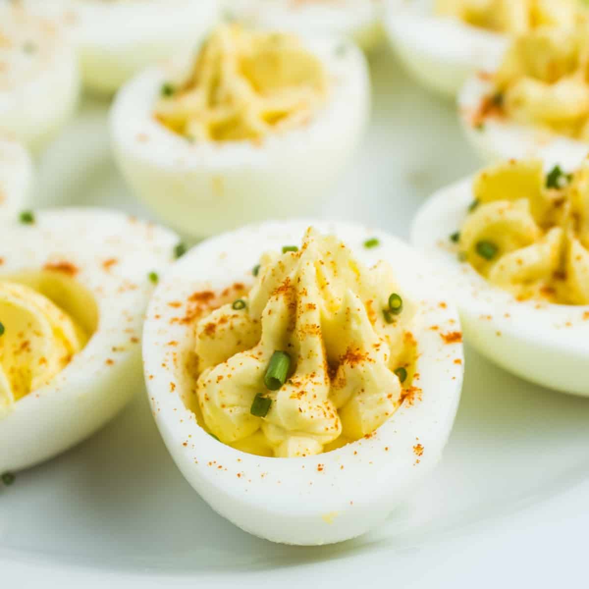 Deviled Eggs with Apple Cider Vinegar