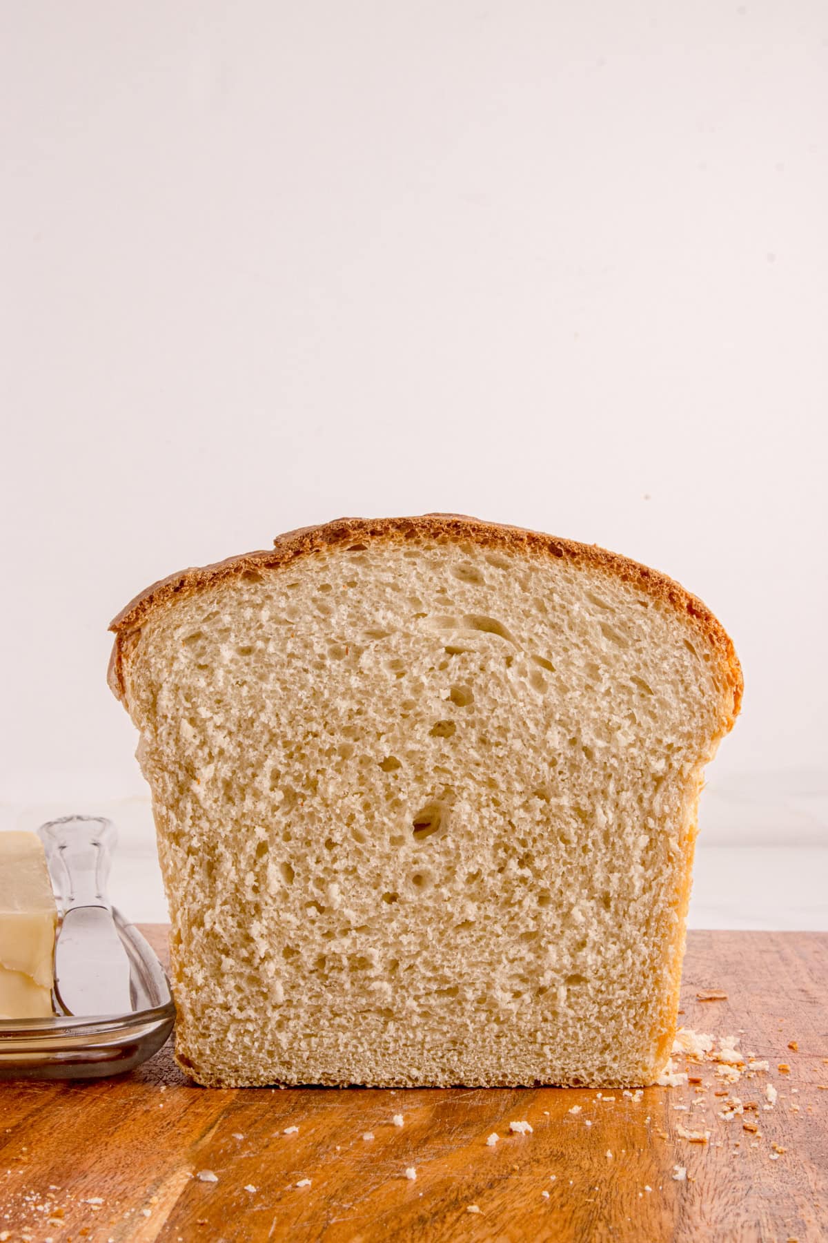 Half a loaf. Crum shot.