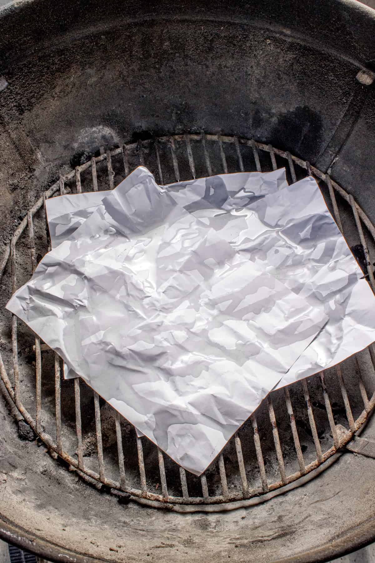 Paper soaked in fluid