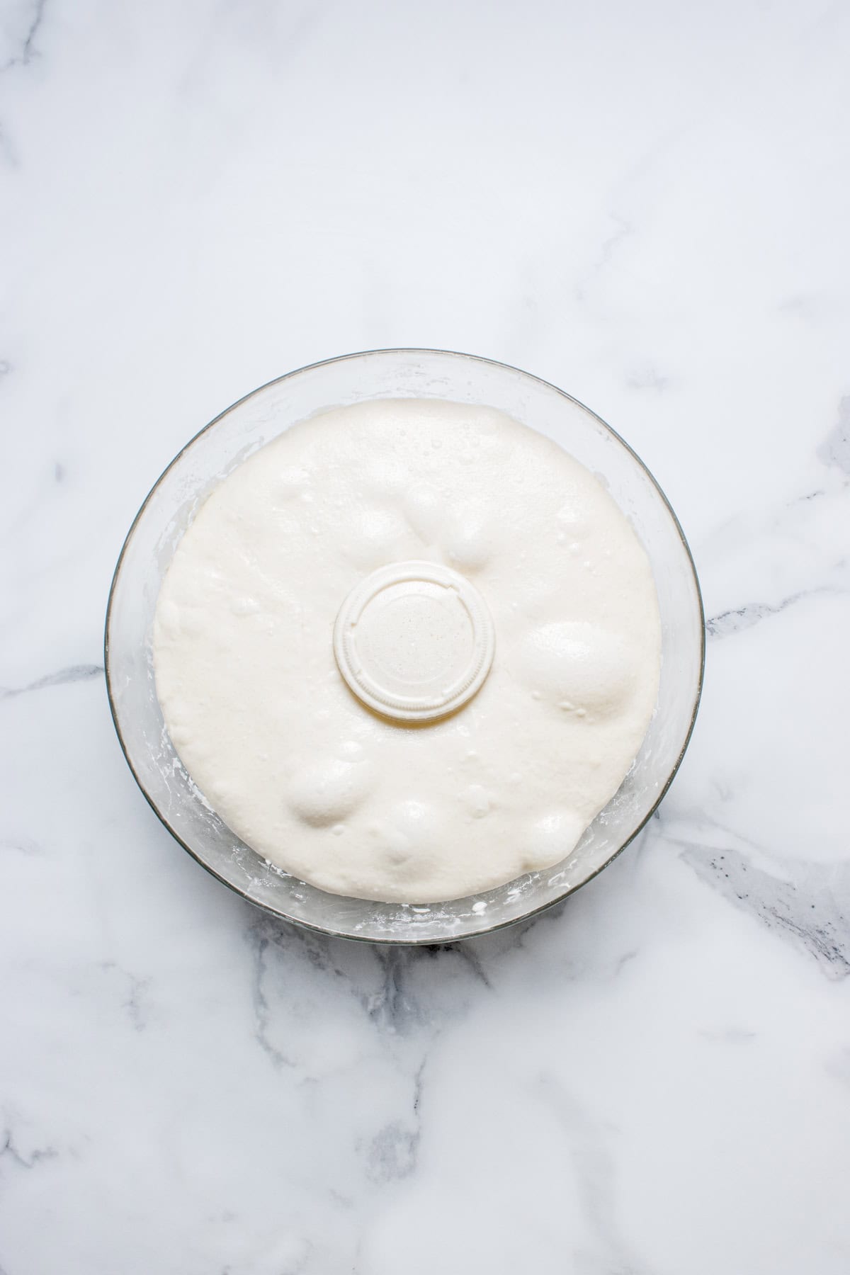 Bulk fermented dough.