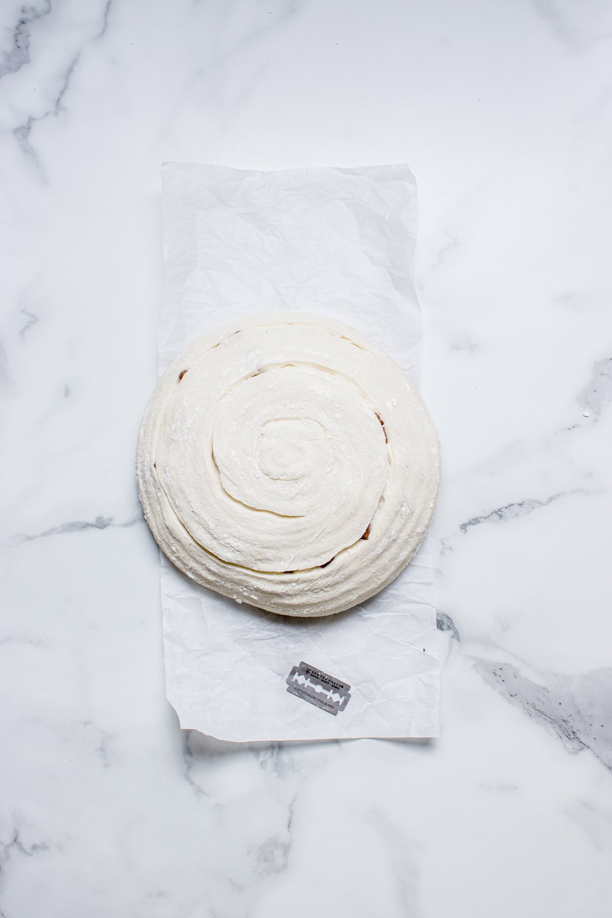 Sliced dough