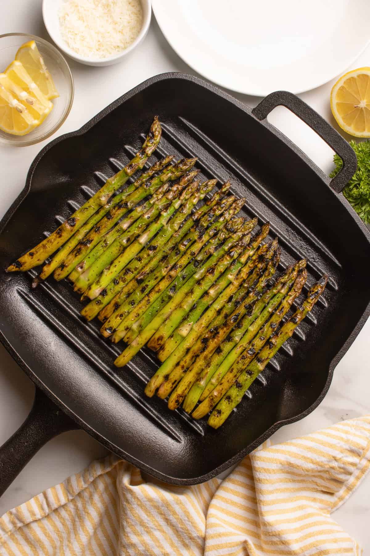 Pan Grilled Asparagus