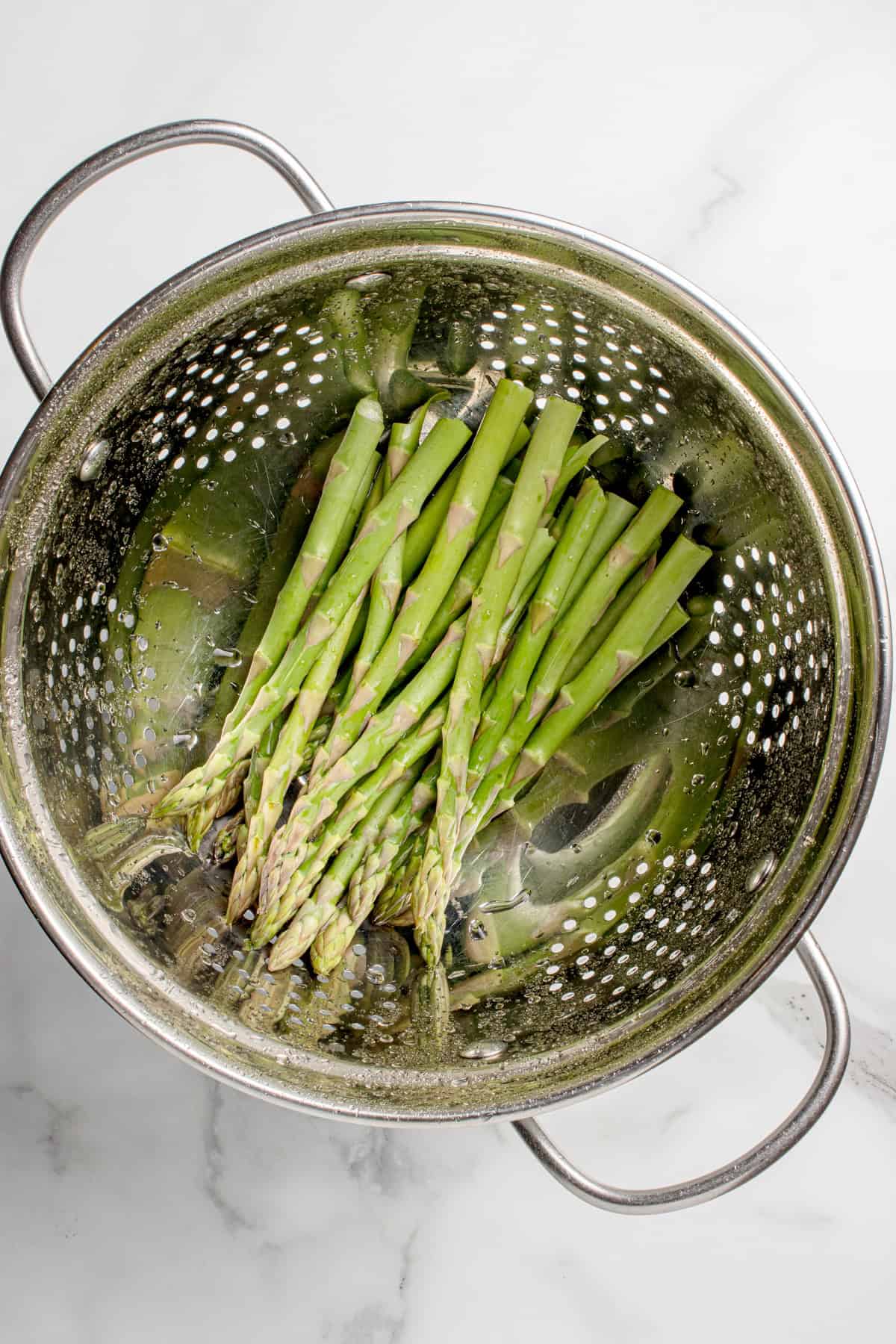 Washing the Asparagus