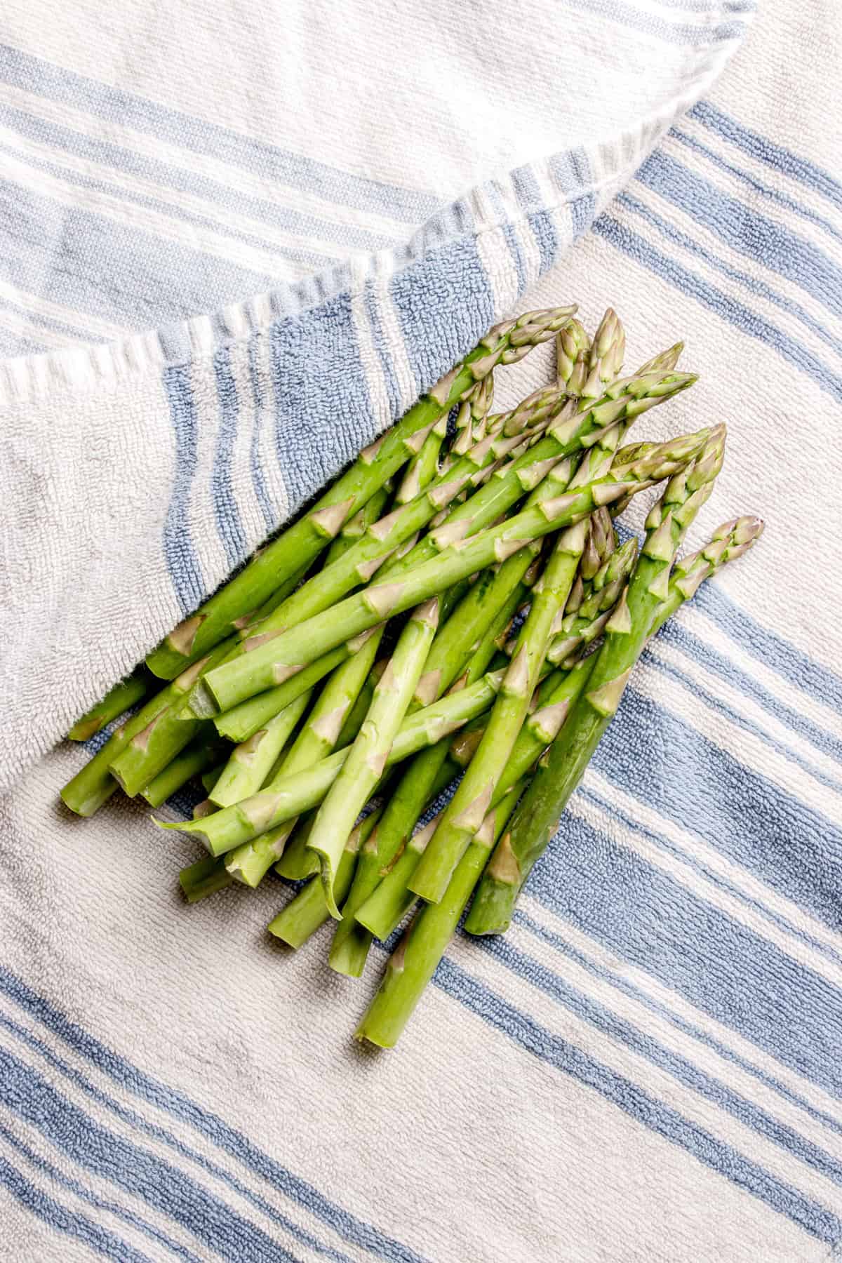 Drying the Asparagus