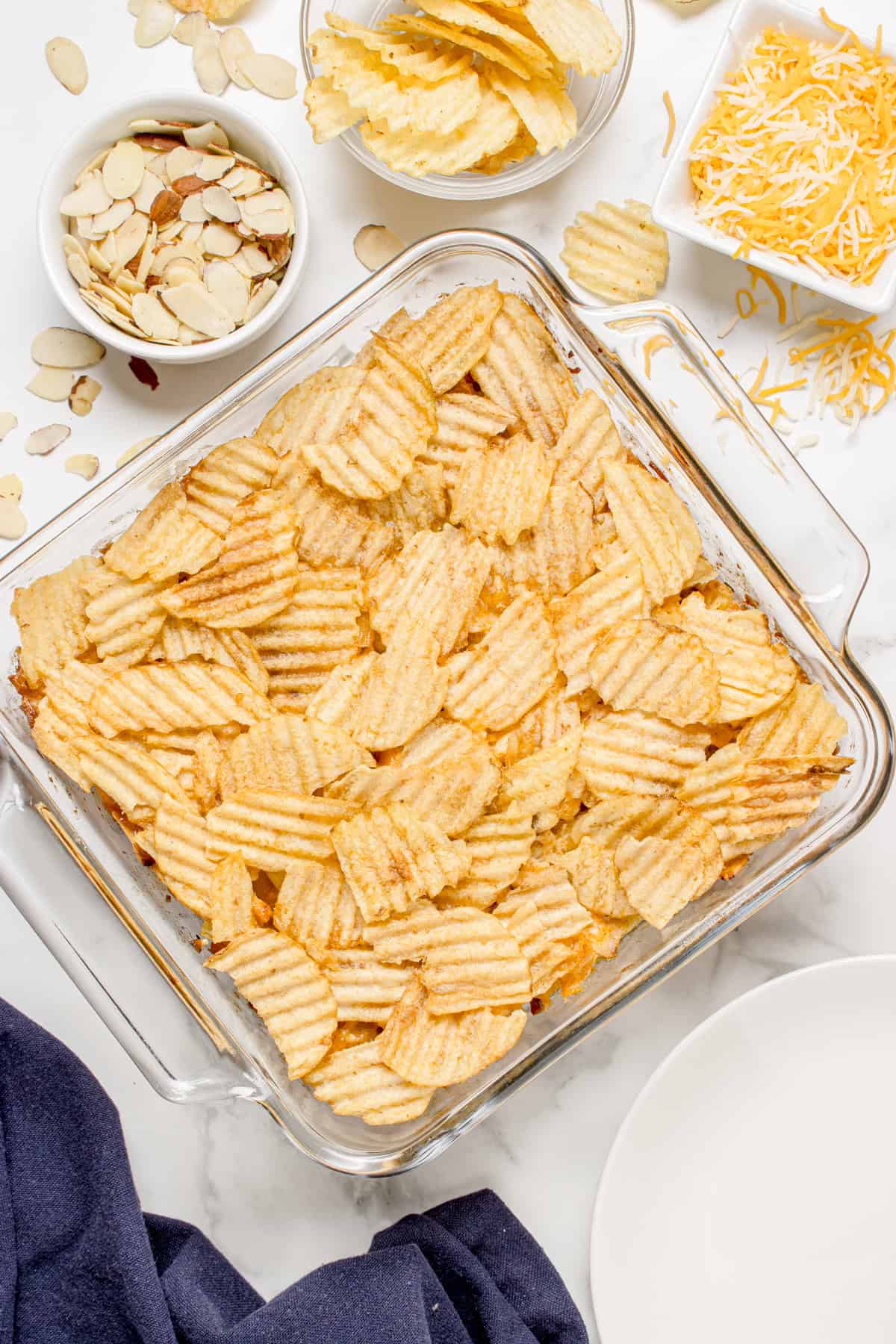 Baked chicken salad casserole 